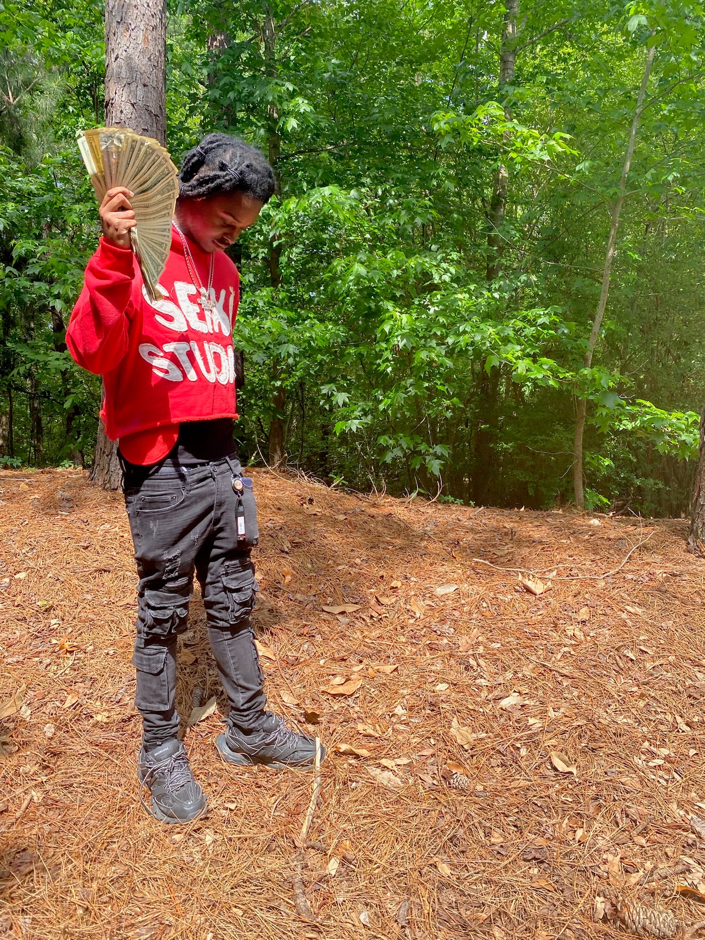 Red "SD" Hoodie