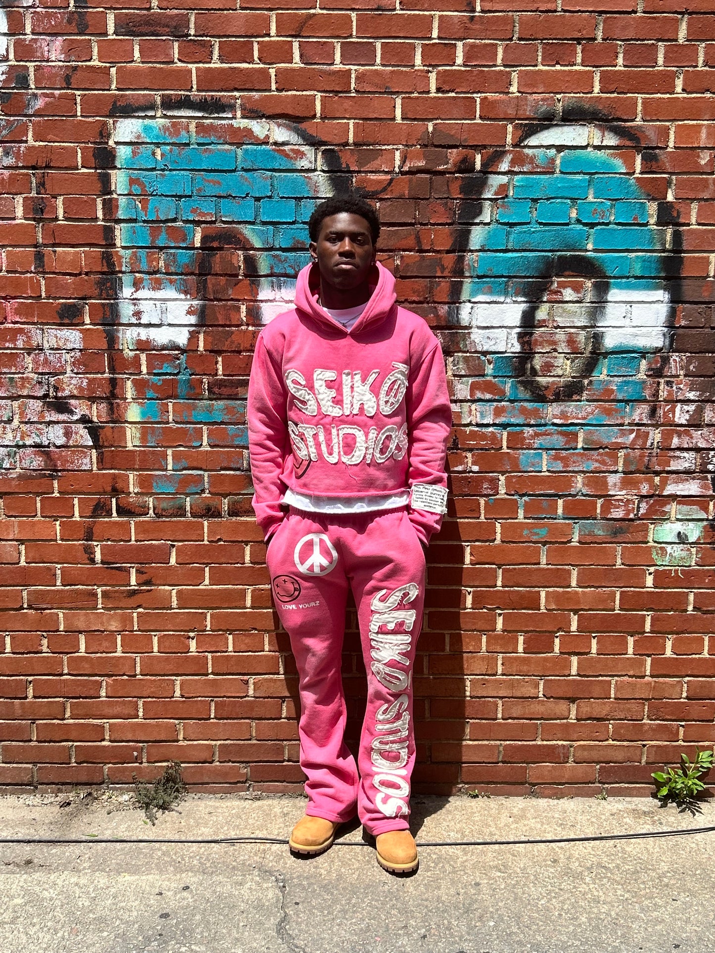 Pink "SD" Hoodie
