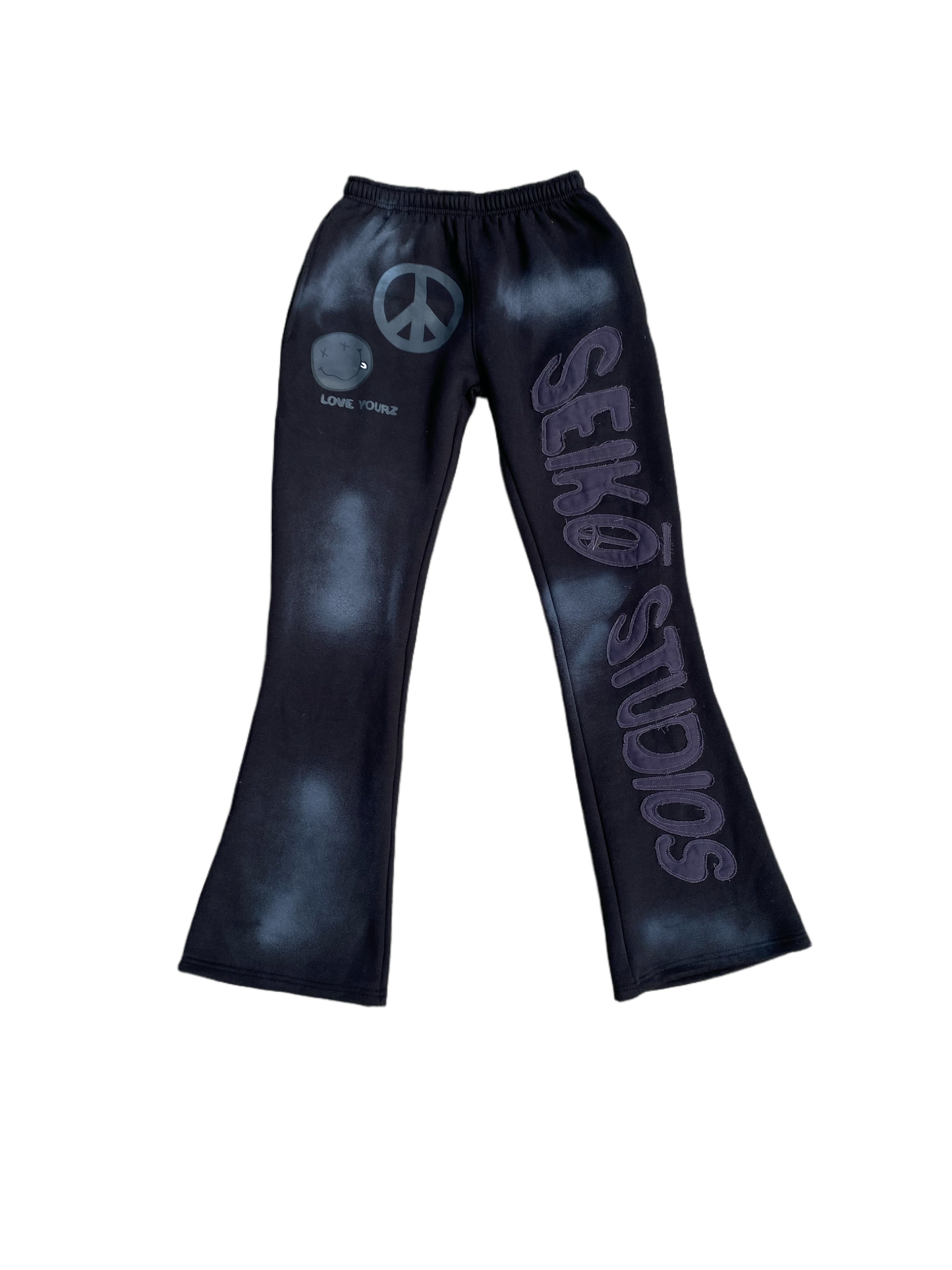 Black "SD" Sweatpants