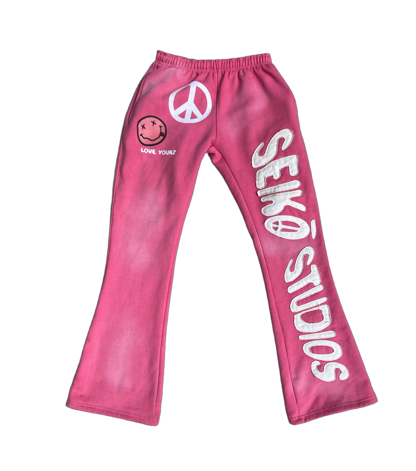Pink "SD" Sweatpants