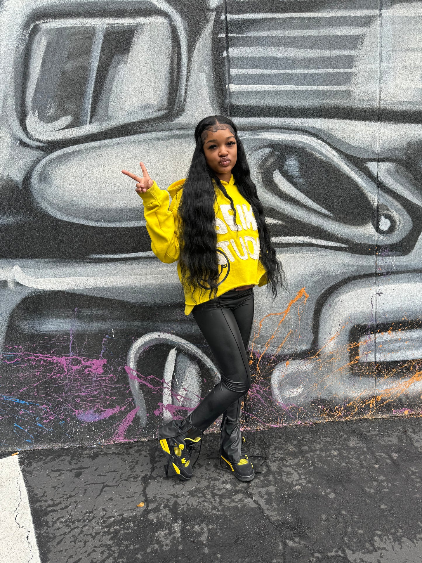 Yellow "SD" Hoodie