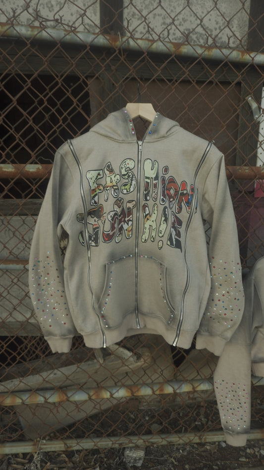 FU 2X HOODIE GREY