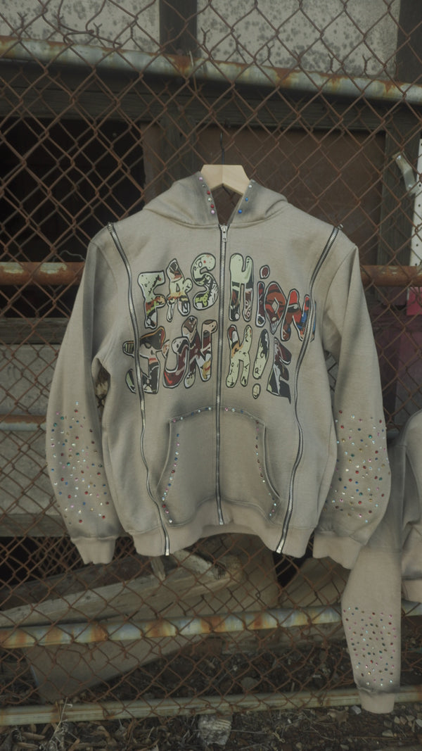 Fashion Junk!e HOODIE Rustic Grey