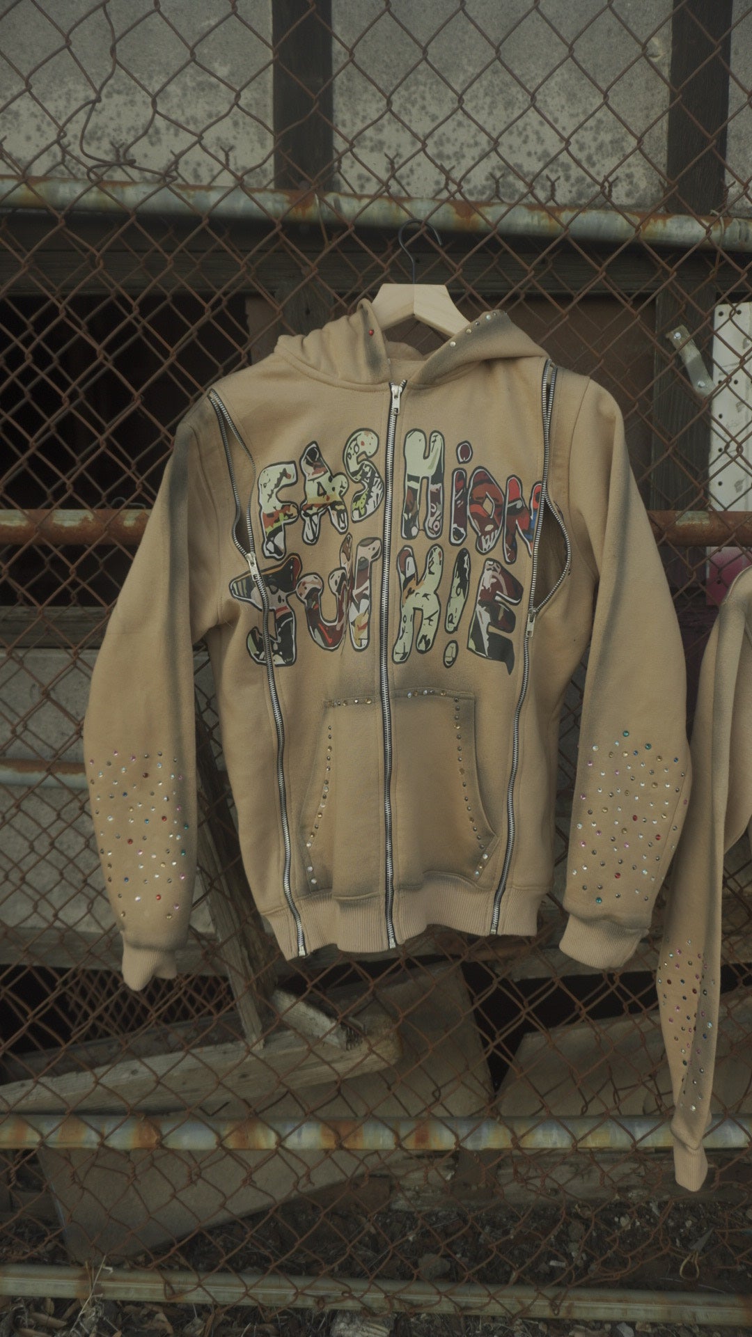 Fashion Junk!e HOODIE RUST